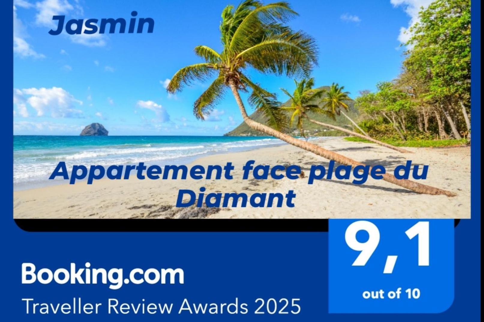 Jasmin - Appartement Face Plage Diamant Le Diamant Esterno foto